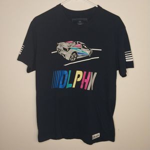 Men's Pink Dolphin Lamborghini Japanese Graphic Tee - Medium